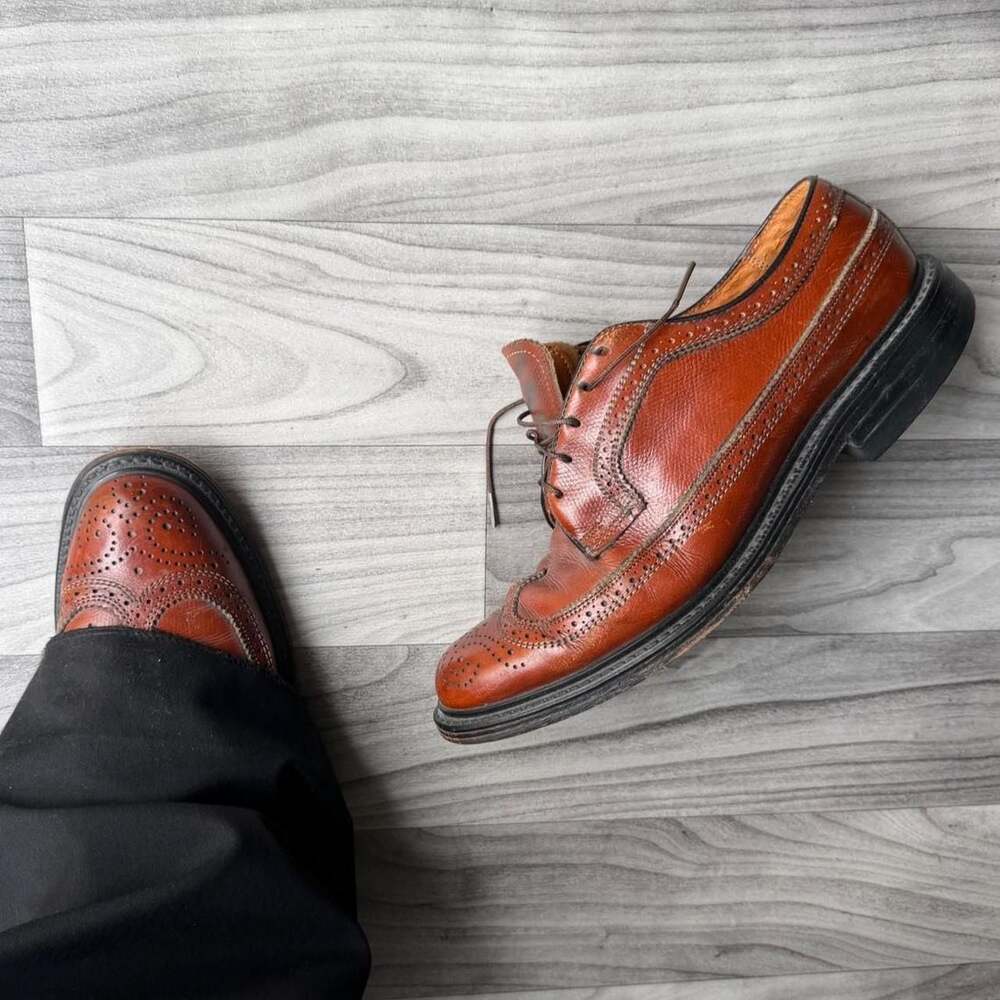 Challoner's Vintage Wingtip Oxford Dress Shoes